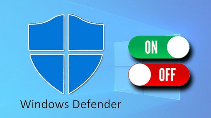 Cach Tat Windows Defender Tren Win 10