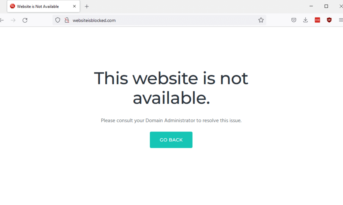 how to unblock a website